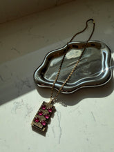 Load image into Gallery viewer, Vintage Pink Cab Costume Necklace 24”
