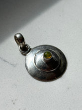 Load image into Gallery viewer, Green Gummy Sterling Silver Pendant
