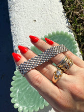 Load image into Gallery viewer, Panther Link Sterling Silver Chunky Bracelet 7”
