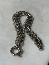 Load image into Gallery viewer, Vintage Sterling Silver Sailor Bolt Clasp Bracelet 7.25”

