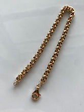 Load image into Gallery viewer, Rolo Link Gold Vermeil .925 Bracelet
