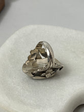 Load image into Gallery viewer, Vintage Black Onyx Sterling Silver Ring Size 6.75
