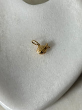 Load image into Gallery viewer, Italian Mini Puffy Fish 14k Gold Charm

