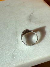 Load image into Gallery viewer, Vintage Enamel Sterling Silver Dainty Ring Size 6.25
