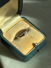 Load image into Gallery viewer, Vintage 10k Yellow Gold Diamond Midi Ring Size 2.5
