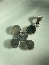 Load image into Gallery viewer, Cabochon Sterling Silver Chunky Cross Pendant
