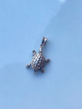 Load image into Gallery viewer, Articulated Turtle Sterling Pendant

