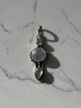 Load image into Gallery viewer, Vintage Moonstone Sterling Silver Pendant
