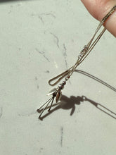 Load image into Gallery viewer, Fuchsia Sterling Silver Necklace 20”
