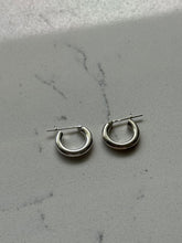 Load image into Gallery viewer, Sterling Silver Mini Tubular Hoops
