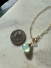 Load image into Gallery viewer, Blue Gemstone Gold Fill Bracelet 7”
