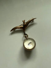 Load image into Gallery viewer, 1930s Gold Fill Photo Chatelaine Brooch
