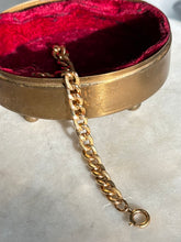 Load image into Gallery viewer, Midcentury 1/20 12k Gold Fill Curb Link Bracelet 7.15”
