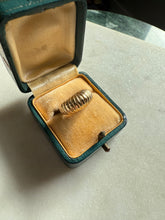 Load image into Gallery viewer, Vintage 10k Yellow Gold Croissant Ring Size 3.25
