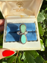 Load image into Gallery viewer, Turquoise Sterling Silver Ring Size 6.75
