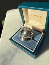 Load image into Gallery viewer, Chunky Sterling Silver Bypass Ring Size 7.25
