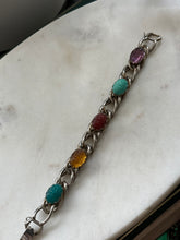 Load image into Gallery viewer, Vintage Scarab Beetle Bracelet 7.25”
