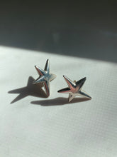Load image into Gallery viewer, Star Sterling Silver Earrings
