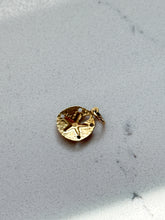 Load image into Gallery viewer, Vintage 14k Gold Mini Sand Dollar Charm
