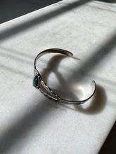 Load image into Gallery viewer, Vintage Bell Trading Turquoise Sterling Silver Cuff Bracelet 6.25”
