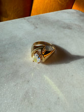 Load image into Gallery viewer, Iridescent Gold Vermeil Ring Size 10.5
