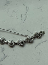 Load image into Gallery viewer, Marcasite Rose Sterling Silver Bracelet
