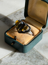 Load image into Gallery viewer, Bumblebee Jasper Bat Sterling Silver Ring Size 10
