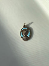 Load image into Gallery viewer, Antique French Silver Enamel Virgin Mary Charm
