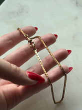 Load image into Gallery viewer, Midcentury 1/20 12k Rosey Gold Fill Watch Chain 13.5”
