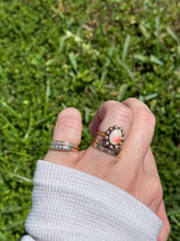Load image into Gallery viewer, Antique 14k Gold Pearl &amp; Opal Ring Size 6
