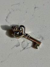 Load image into Gallery viewer, Ann King Sterling &amp; 18k Gold Key Pendant

