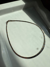 Load image into Gallery viewer, Two-Tone Sterling Silver Gold Vermeil Omega Collar Necklace 17”
