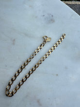 Load image into Gallery viewer, Vintage Gold Vermeil Cuban Bracelet 6.75”
