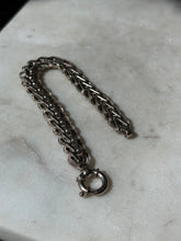 Load image into Gallery viewer, Vintage Sterling Silver Sailor Bolt Clasp Bracelet 7.25”
