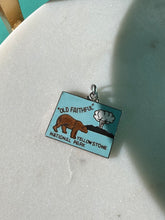 Load image into Gallery viewer, Vintage Wyoming Yellowstone National Park Enamel Sterling Silver Charm
