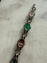 Load image into Gallery viewer, Scottish Agate Sterling Silver Bracelet 7.25”
