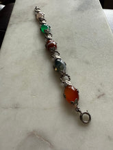 Load image into Gallery viewer, Scottish Agate Sterling Silver Bracelet 7.25”
