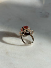 Load image into Gallery viewer, Vintage Synthetic Topaz Sterling Silver Ring Size 5.75
