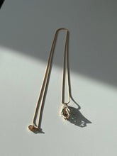 Load image into Gallery viewer, Emerald Gold Vermeil Necklace 20”
