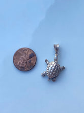 Load image into Gallery viewer, Articulated Turtle Sterling Pendant
