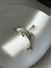 Load image into Gallery viewer, Sterling Silver Dolphin Pendant
