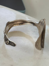 Load image into Gallery viewer, Vintage Sterling Inlay Cuff Bracelet
