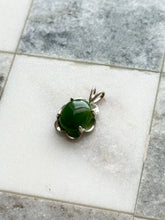 Load image into Gallery viewer, Green Glass Sterling Silver Pendant
