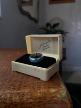 Load image into Gallery viewer, Turquoise Inlay Sterling Silver Band Ring
