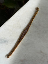 Load image into Gallery viewer, Milor Gold Vermeil Double Sided Bracelet 7.5”
