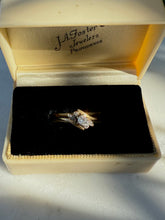 Load image into Gallery viewer, Diamond 14k Yellow Gold Ring Size 7.75
