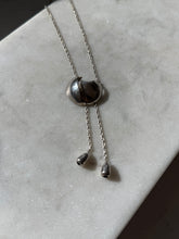 Load image into Gallery viewer, Vintage Sterling Silver Two-Tone Lariat Necklace

