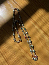 Load image into Gallery viewer, Multistone Heart Sterling Silver Necklace
