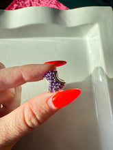 Load image into Gallery viewer, Amethyst Sterling Silver Slider Charm
