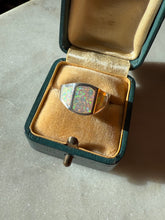 Load image into Gallery viewer, Opal Inlay Sterling Silver Ring Size 5.75
